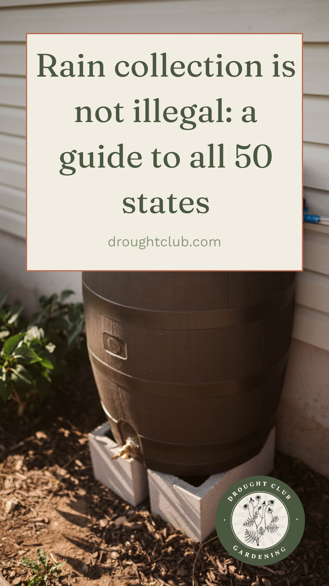 Rain collection is not illegal: a guide to all 50 states