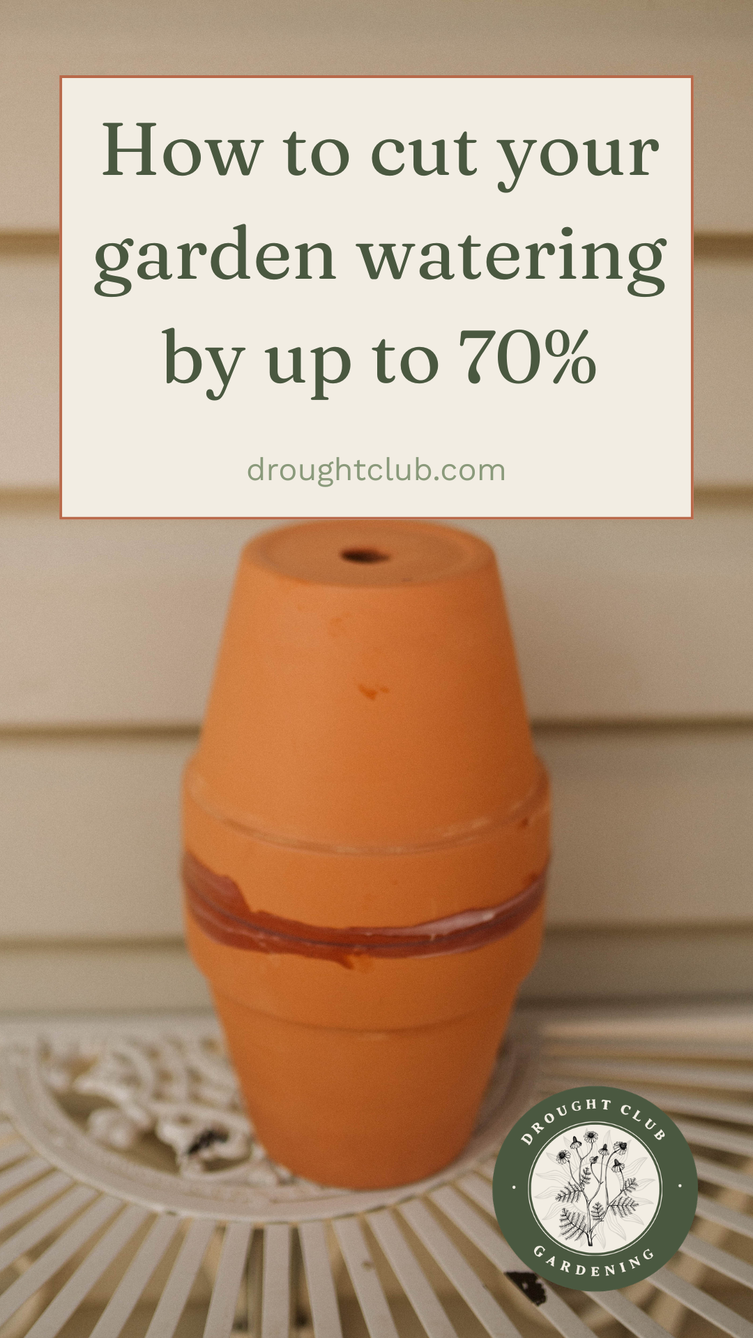 How to cut your garden watering by up to 70%
